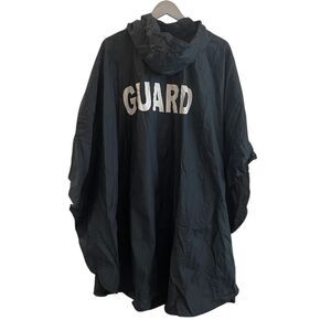 NWT Charles River Apparel Pacific Poncho 9709 "Guard" Navy One Size